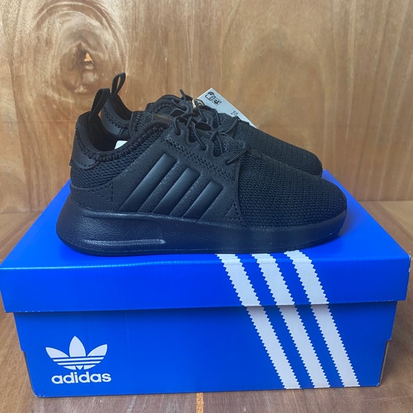 adidas Other - NWT Adidas Kids X PLR Black No Tie Running Shoes Sneakers Size 12 KIDS